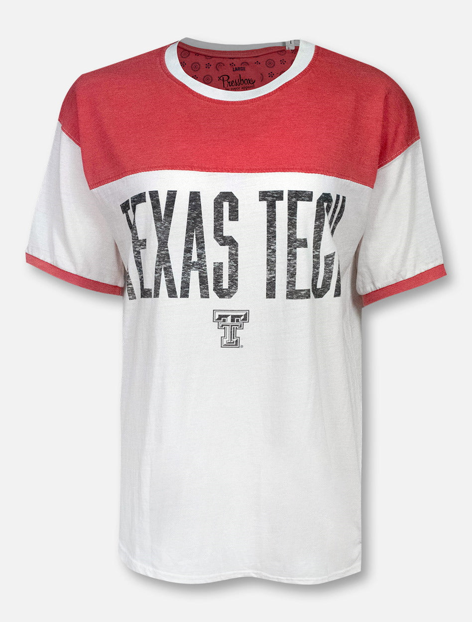 Pressbox Texas Tech Red Raiders "South Haven" Crew Neck Vintage Wash T-Shirt