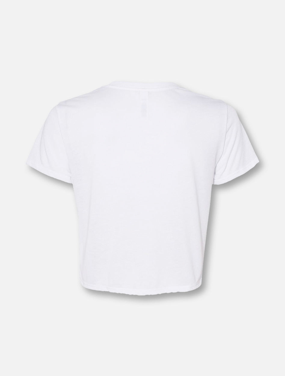 Texas Tech Red Raiders Stacked "Lightning Strikes Twice" Crop Top
