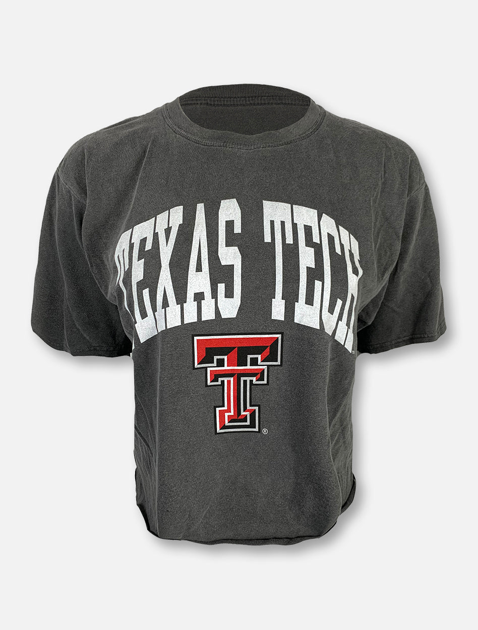 Texas Tech Red Raiders Arch Over Double T Crop Tee