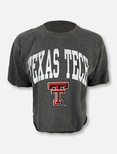 Texas Tech Red Raiders Arch Over Double T Crop Tee