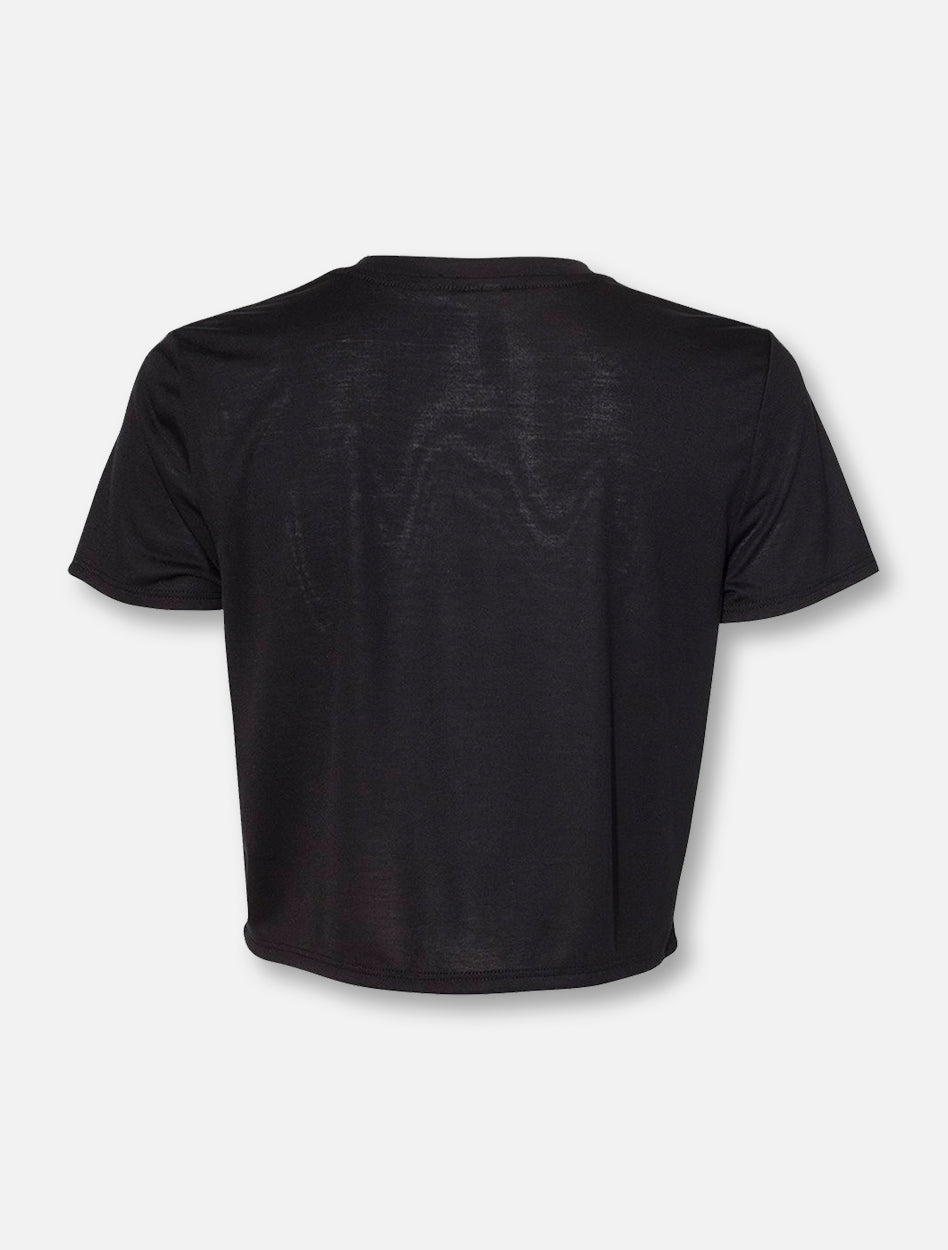 Texas Tech Raider Red "Stones Magazine" Crop Tee