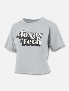Press Box Texas Tech Red Raiders "Take It Easy" Crop Top