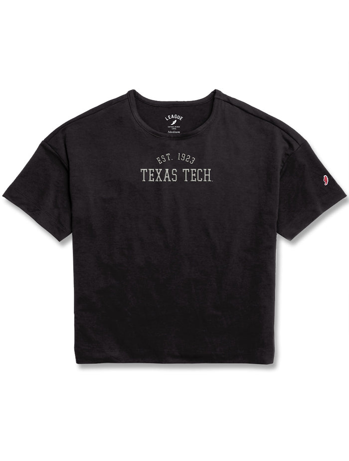 League Texas Tech "The New PE" All Day Women's Boxy Tee