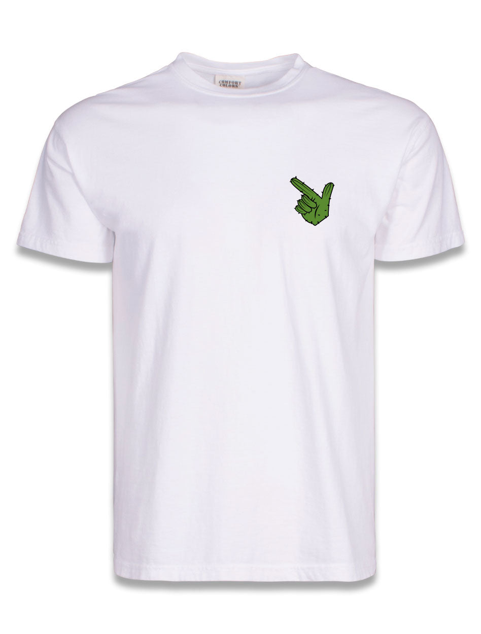 Texas Tech "WhataScene Guns Up Cactus" White Comfort Color T-Shirt