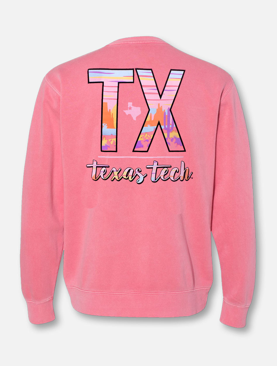 Texas Tech Red Raiders "Canyon Sunset" Crew Pullover