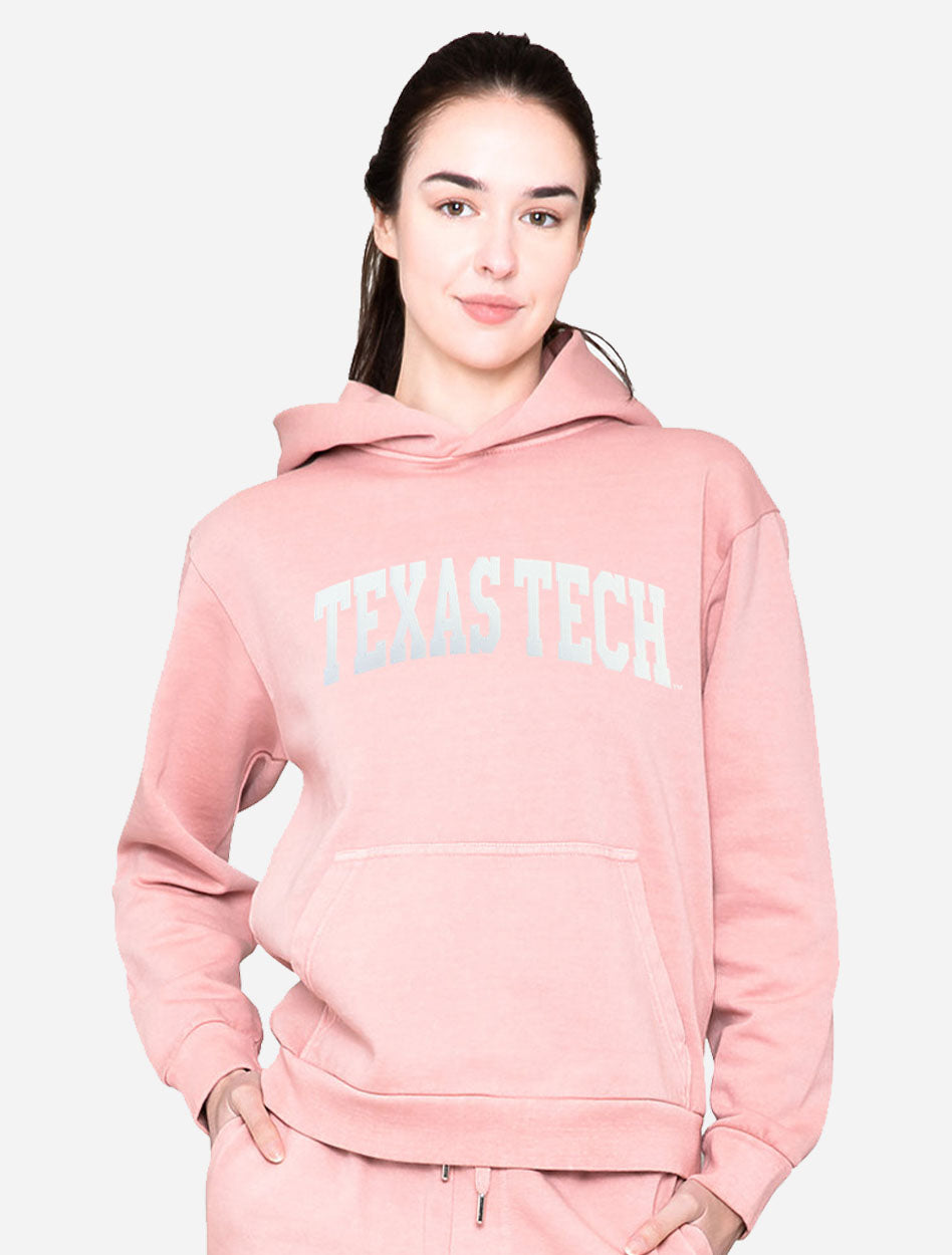 Texas Tech Red Raiders "Classic Twill Arch " Comfy Hooded Sweatshirt