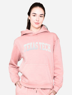 Texas Tech Red Raiders "Classic Twill Arch " Comfy Hooded Sweatshirt