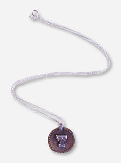 DaynaU Texas Tech Double T Antique Coin Necklace