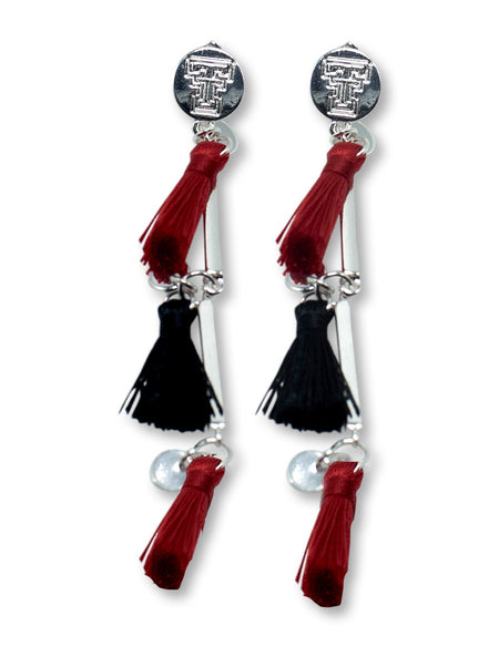 Texas Tech Red Raiders Melody Tassel Earrings