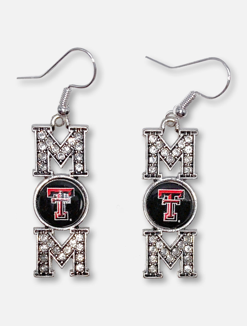 Texas Tech Red Raiders "MOM" Earrings