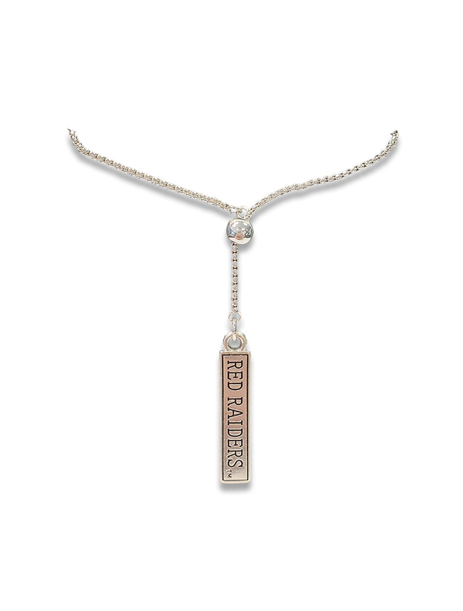 Texas Tech "Lariat" Vertical Bar Necklace