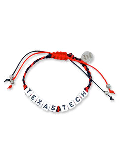Texas Tech Color Beaded Bracelet