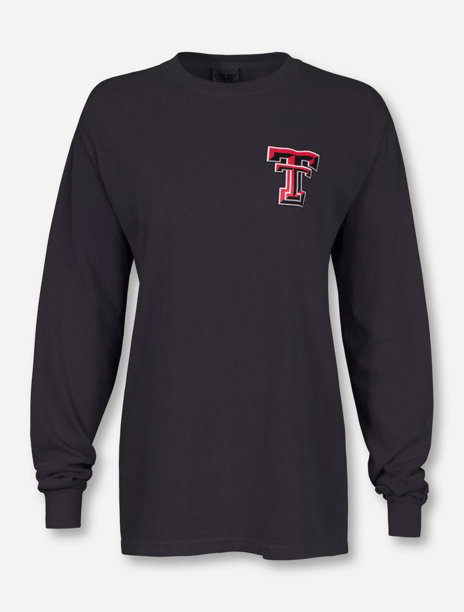 Texas Tech Raider Red Lattice Lone Star Pride on Pepper Long Sleeve Shirt
