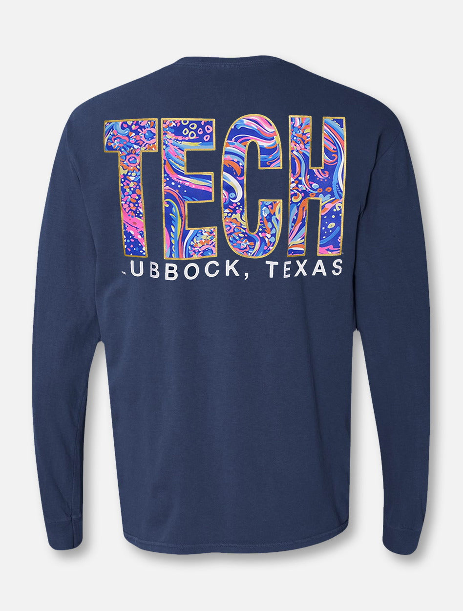 Texas Tech Red Raiders "Fortune Teller" TECH Block Long-Sleeve T-Shirt