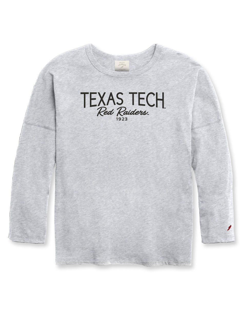 League Texas Tech " The Deep End" Oversized Long SleeveT-shirt