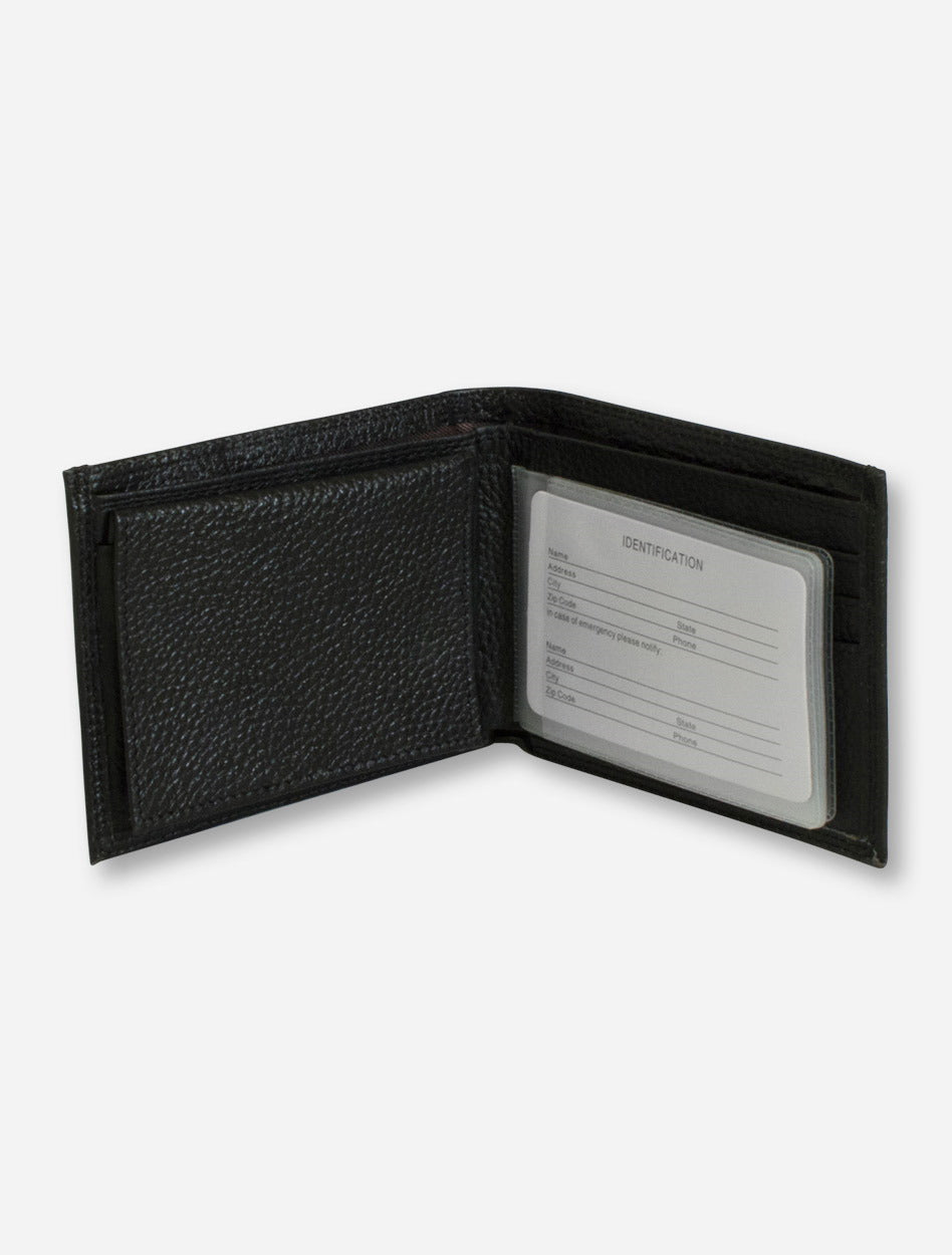 Texas Tech Double T Emblem on Leather Wallet