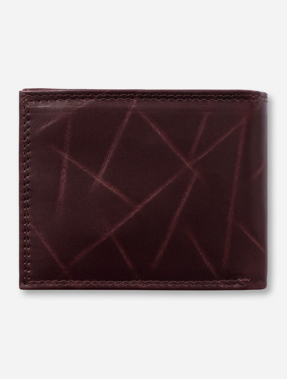 Texas Tech Double T Emblem on Leather Wallet