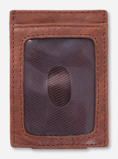 Texas Tech "Flip" Front Pocket Leather Wallet