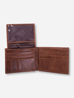 Texas Tech Bi-Fold Brown Leather Wallet