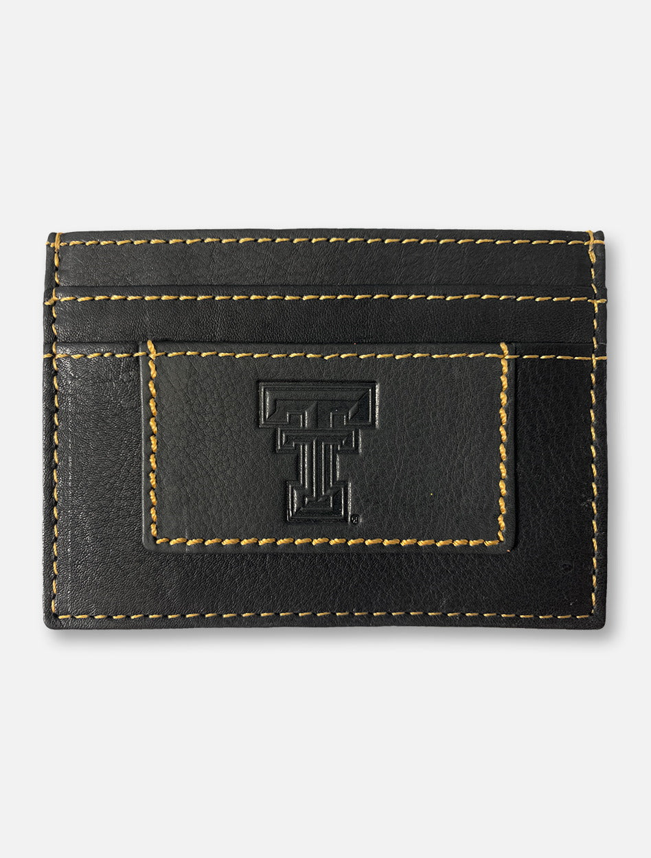 Texas Tech Red Raiders Double T Nappa Leather Card Holder