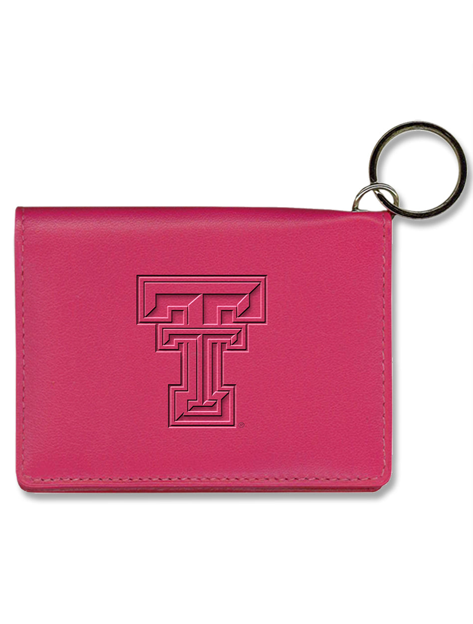 Texas Tech Leather "Snap" ID holder