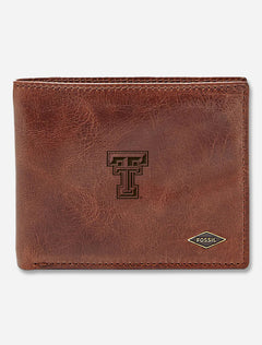 Fossil Texas Tech Red Raiders "Ryan Passcase" Bifold Wallet