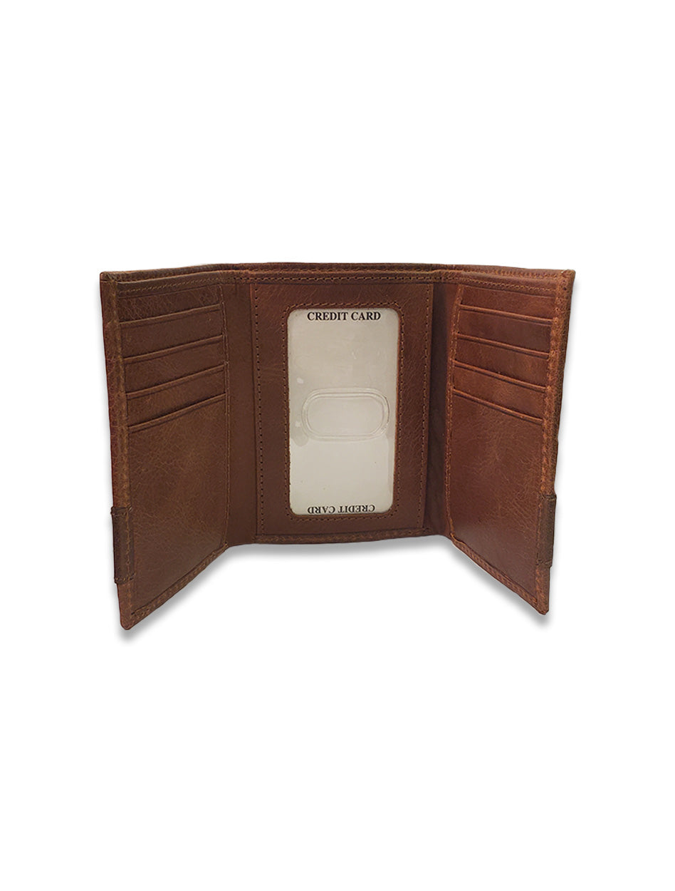 Texas Tech Double T "Westbridge" Two Tone Tri-fold Wallet