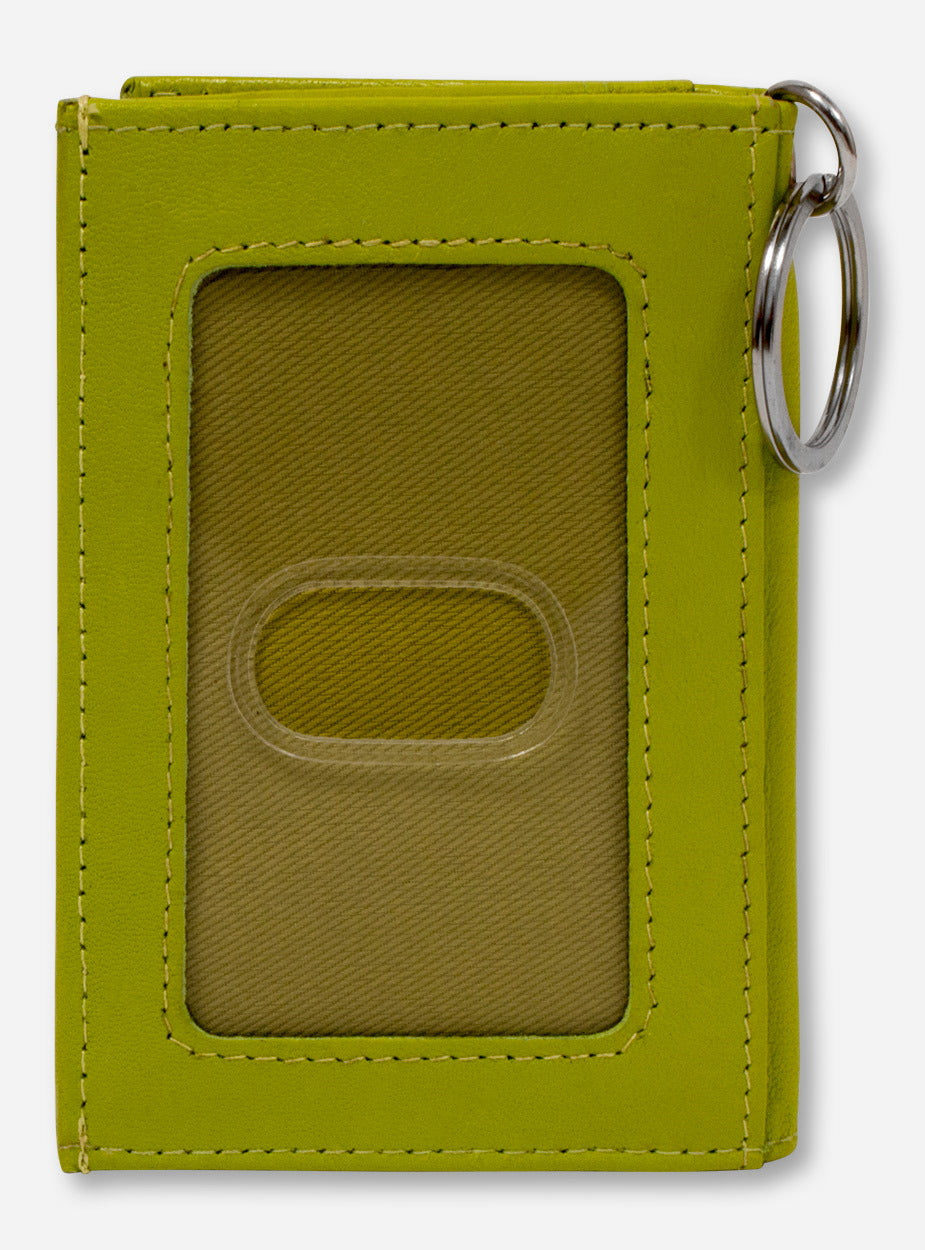 Texas Tech Embossed Double T on Leather ID Holder