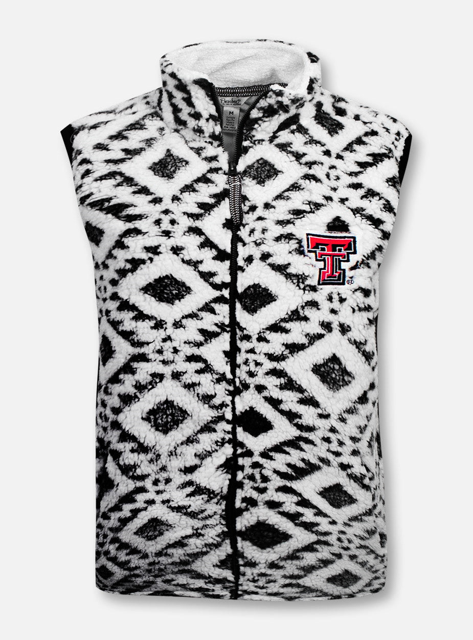 *Texas Tech Red Raiders Double T "Northfolk" WOMEN'S Full Zip Tribal Vest