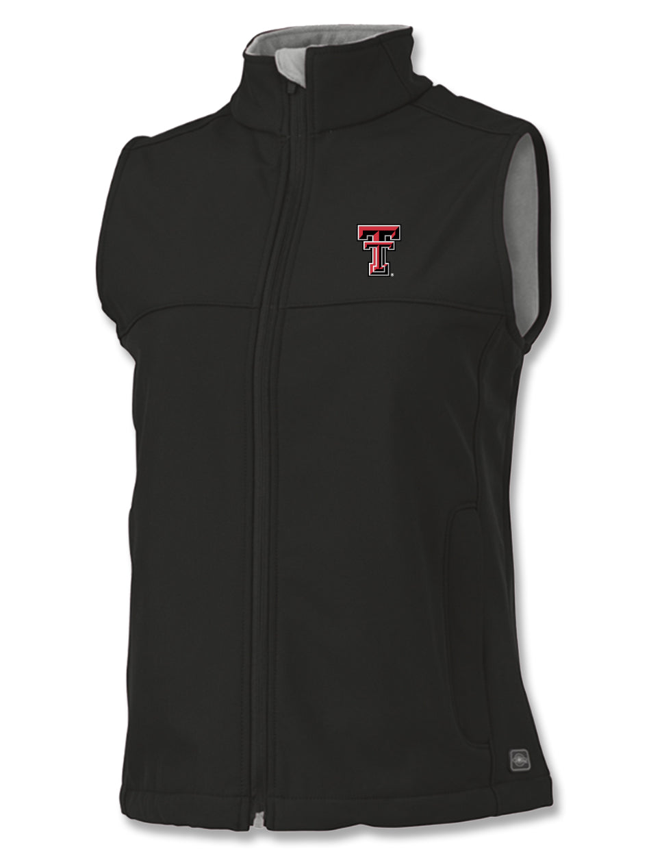Charles River Texas Tech Double T WOMEN'S Soft Shell Vest