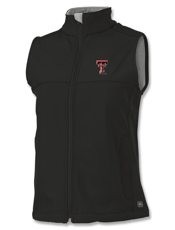 Charles River Texas Tech Double T WOMEN'S Soft Shell Vest