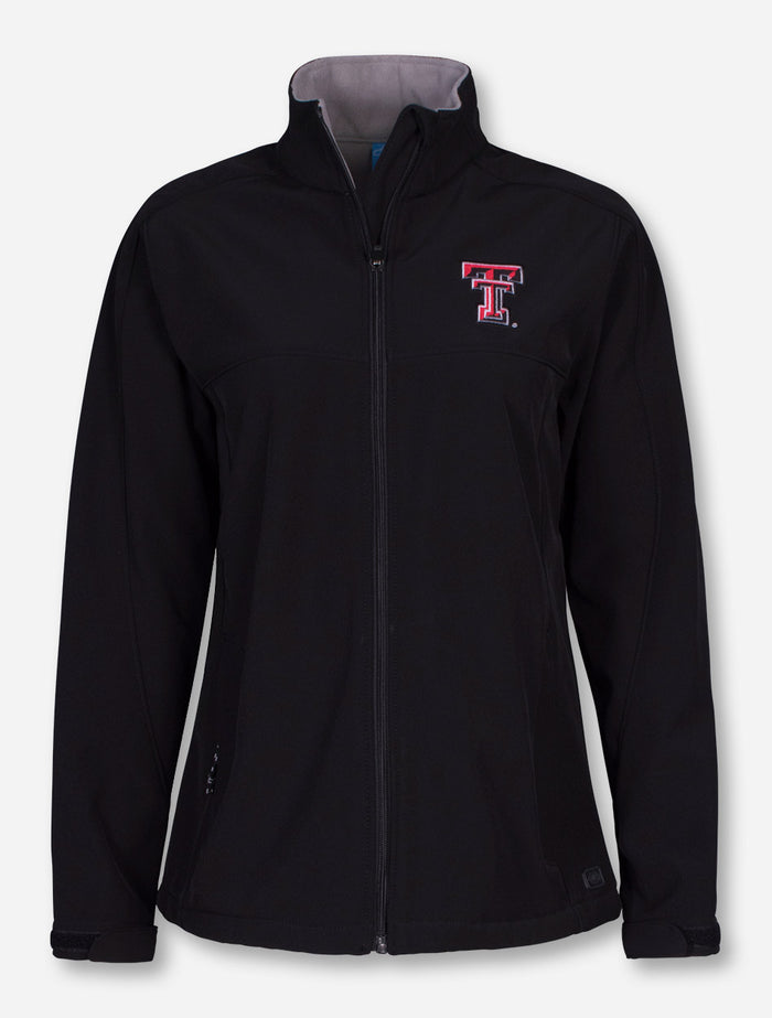 Charles River Texas Tech "Soft Shell" on Women's Black Jacket