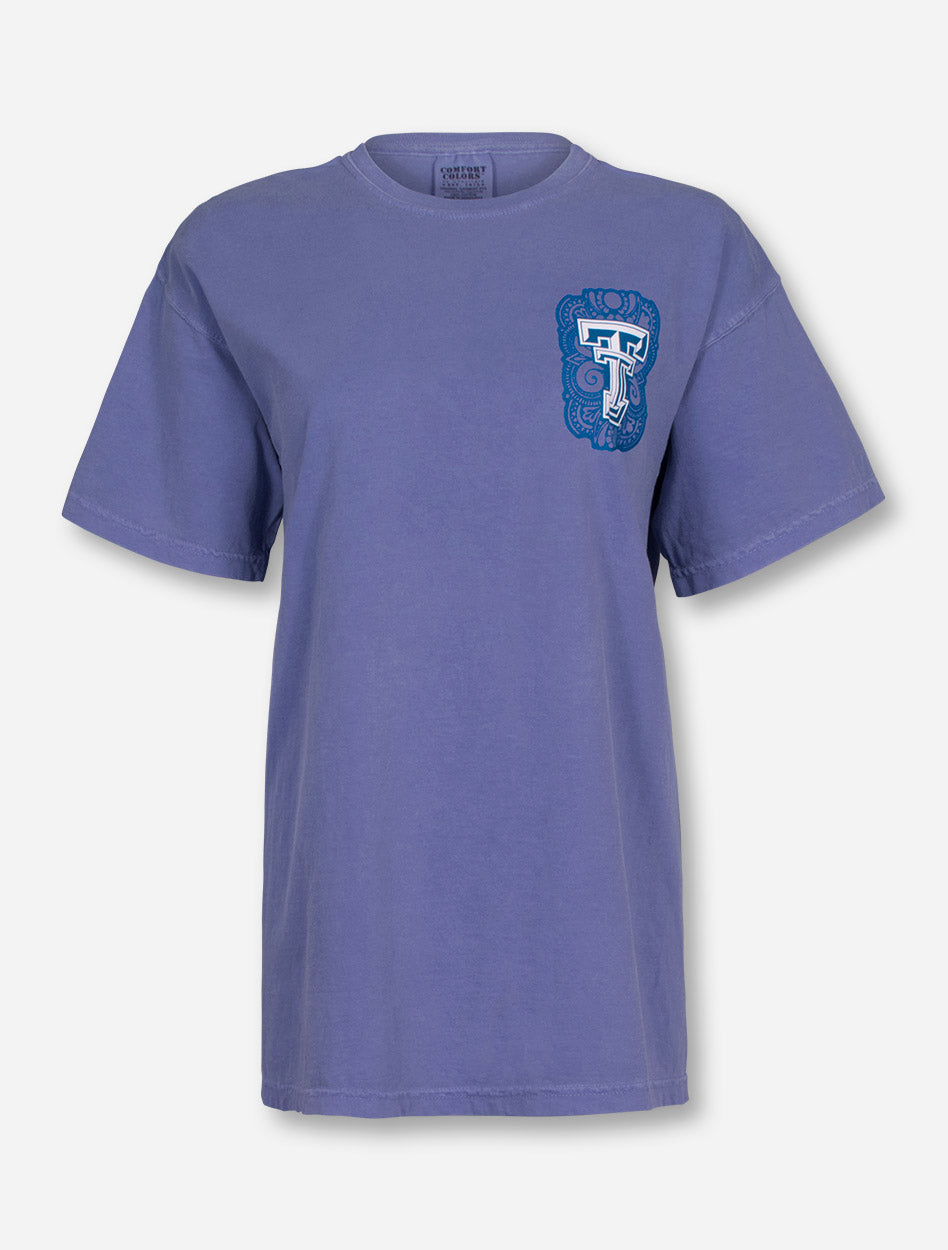 Texas Tech Hippie Neon Blue T-Shirt