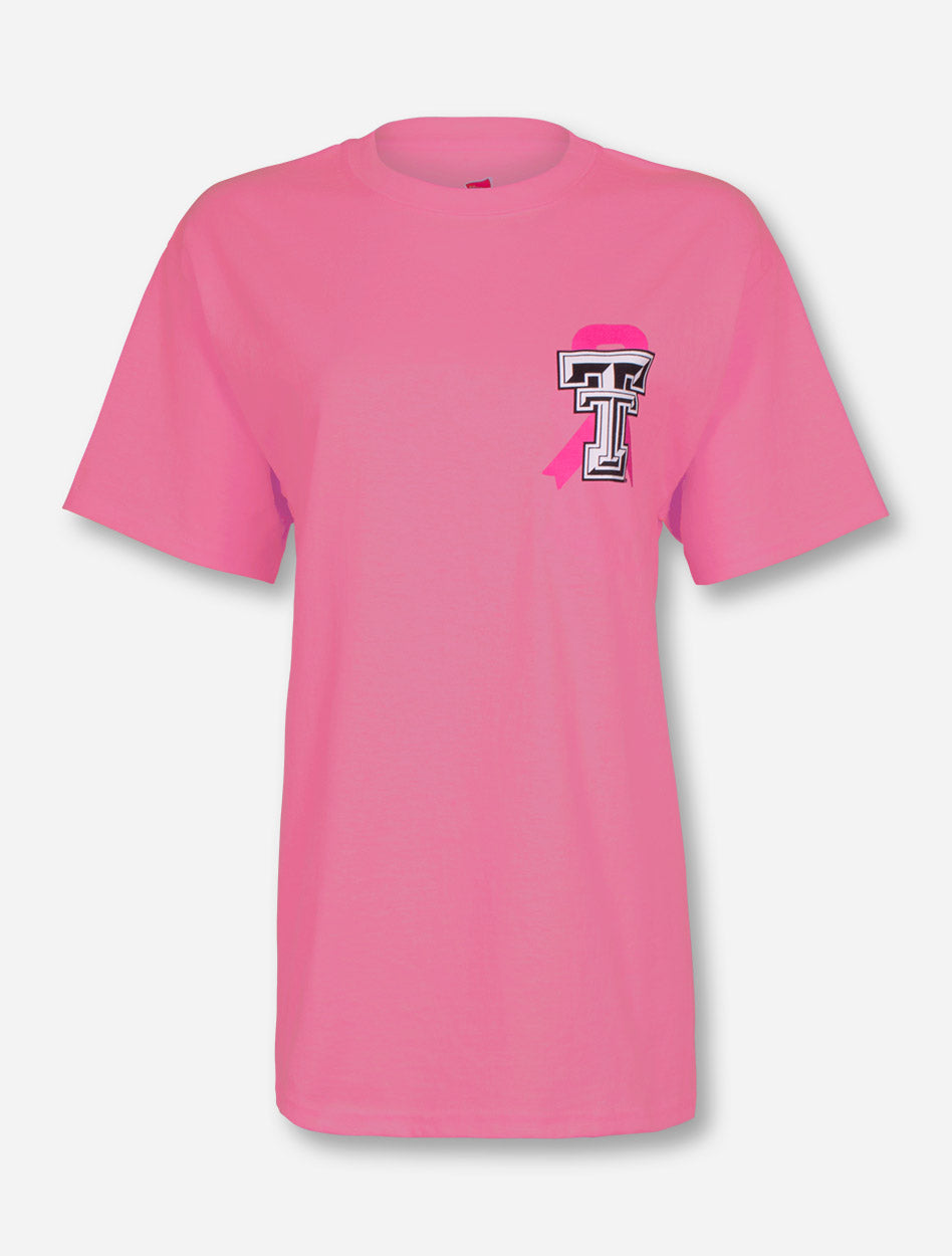 Texas Tech Rosie Wreck 'Em Pink T-Shirt - Breast Cancer Awareness