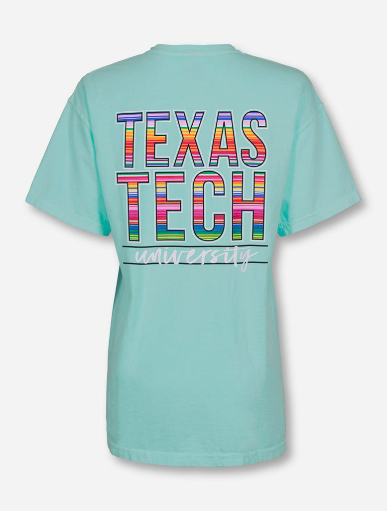 Texas Tech Baja Blanket Stack on Island Reef T-Shirt – Red Raider