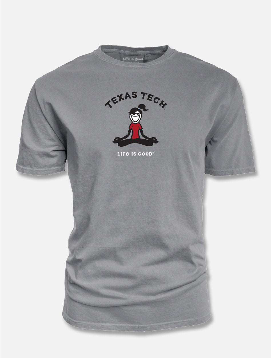 Texas Tech Red Raiders Life is Good "Yoga" T-Shirt