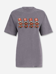 Texas Tech Red Raiders "Flag Squad" Charcoal T-shirt