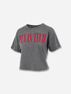 Press Box Texas Tech "Showtime" Vintage Crop Top