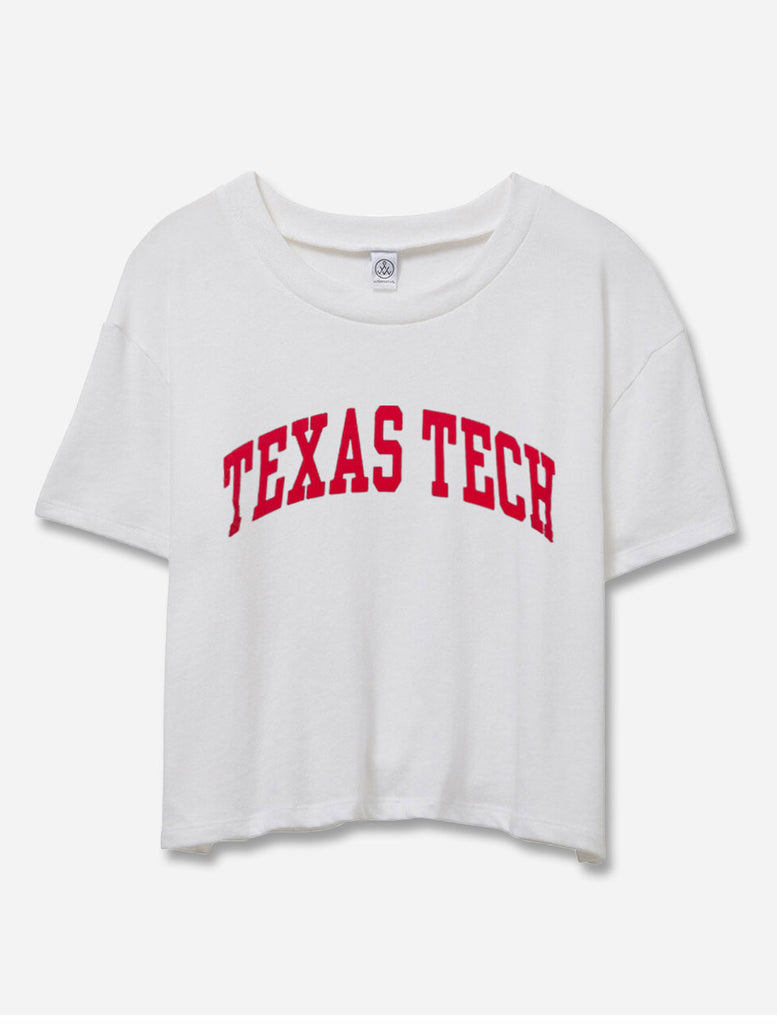 Texas Tech Red Raiders Arch Over Double T Tie Dye Crop Top – Red Raider  Outfitter