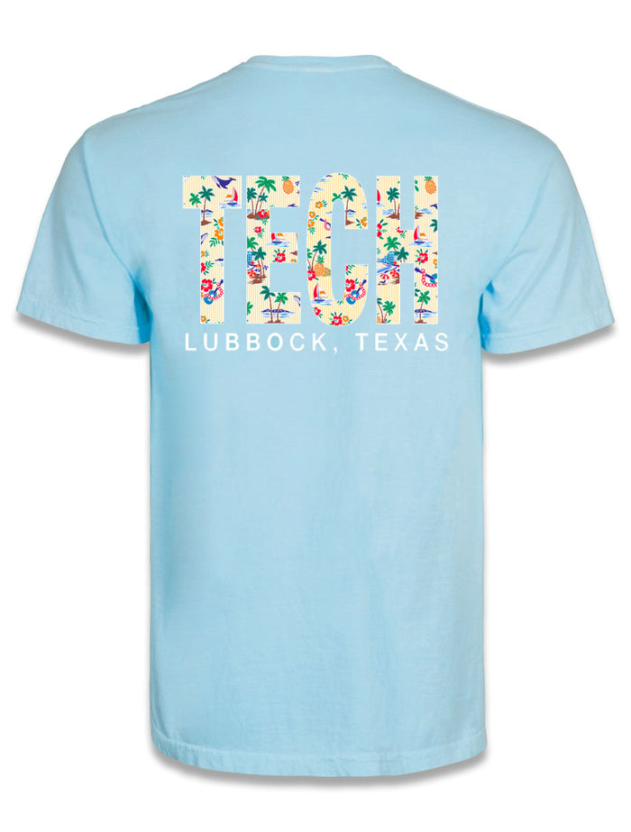 Texas Tech, Lubbock, TX TECH "Island Time" T-Shirt
