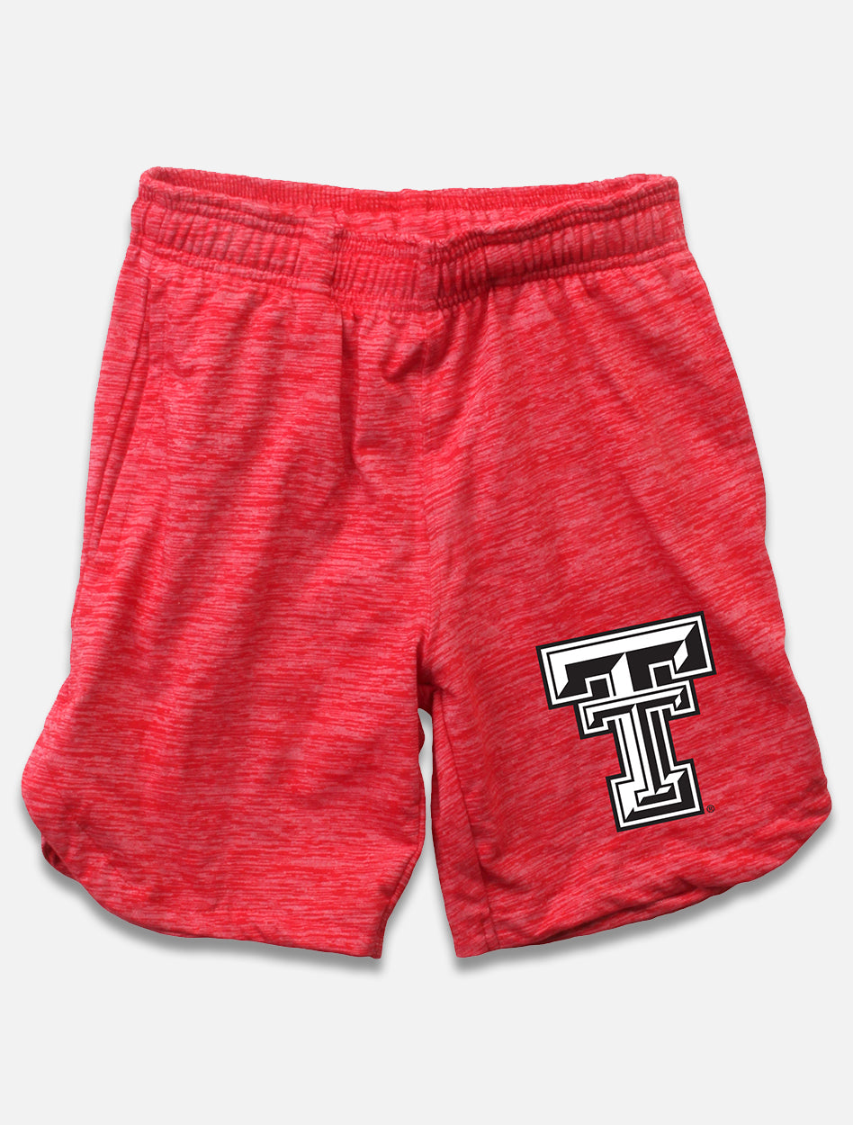 Wes & Willy Texas Tech Red Raiders Double T TODDLER Heathered Basketball Shorts