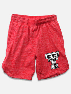Wes & Willy Texas Tech Red Raiders Double T TODDLER Heathered Basketball Shorts