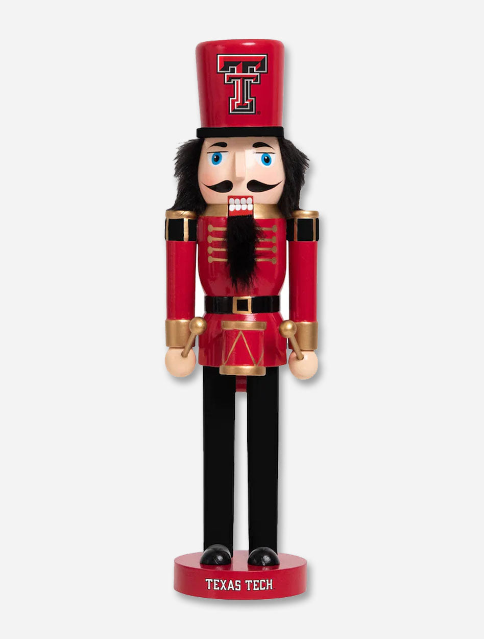 Texas Tech 14" Holiday Nutcracker with Drum