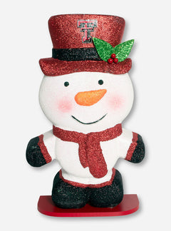 Large Glitter Snowman Christmas Decoration