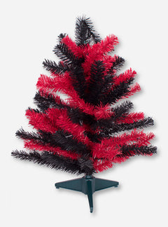 Texas Tech Red and Black Mini Christmas Tree