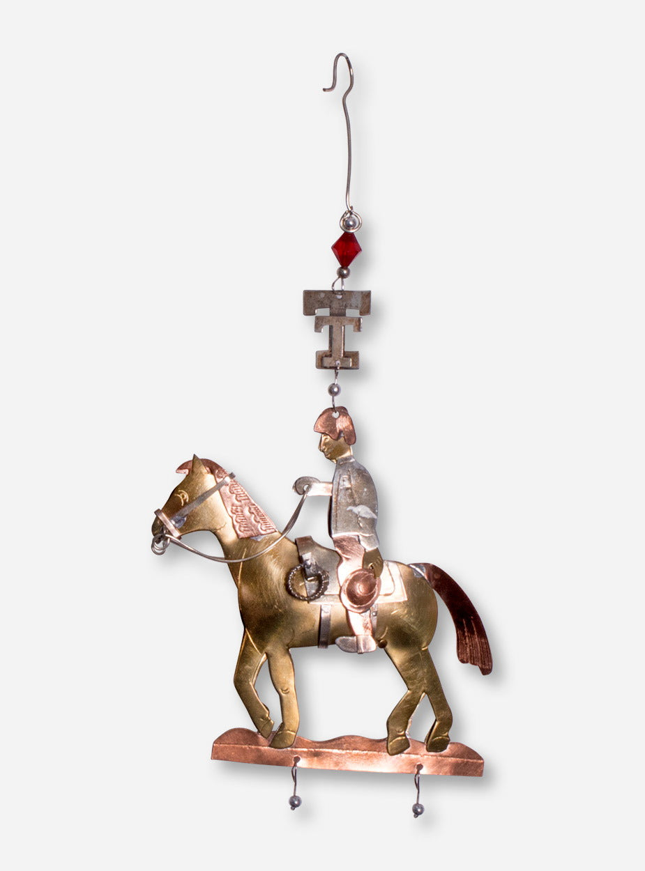 Texas Tech Copper Will Rogers Ornament