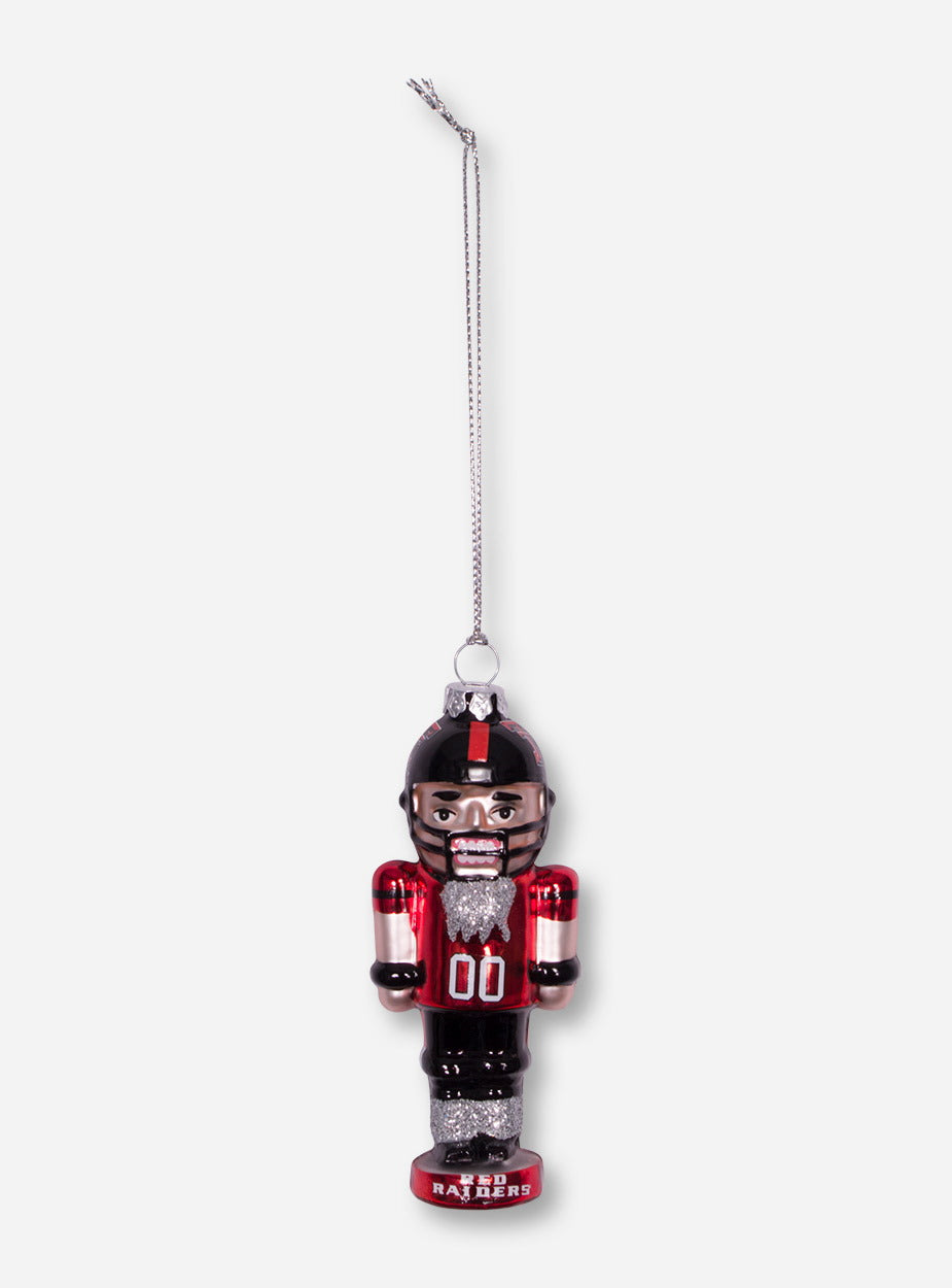 Texas Tech Football Player Nutcracker Christmas Ornament