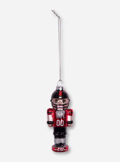 Texas Tech Football Player Nutcracker Christmas Ornament