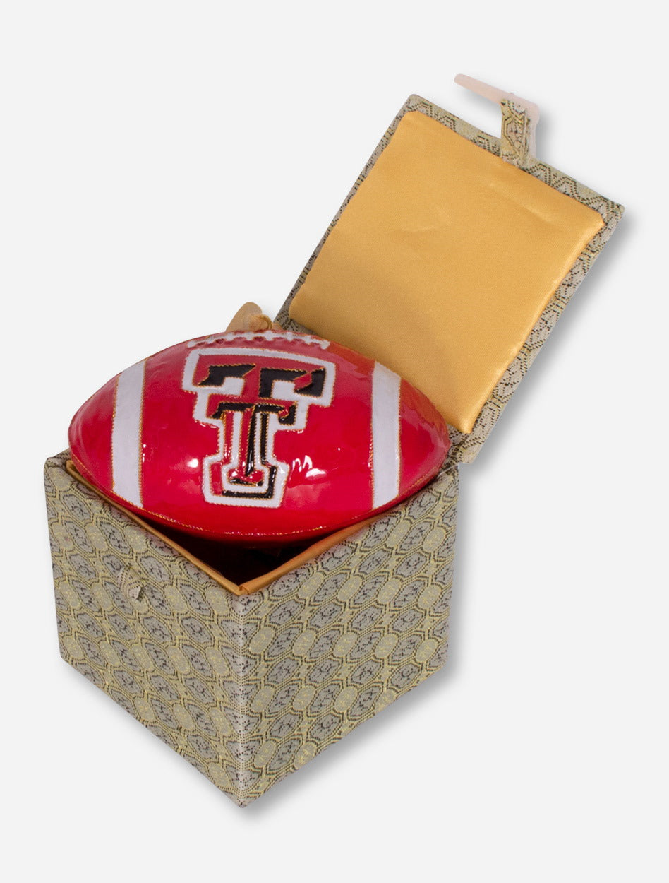 Kitty Keller Texas Tech Red Raiders Football Ornament
