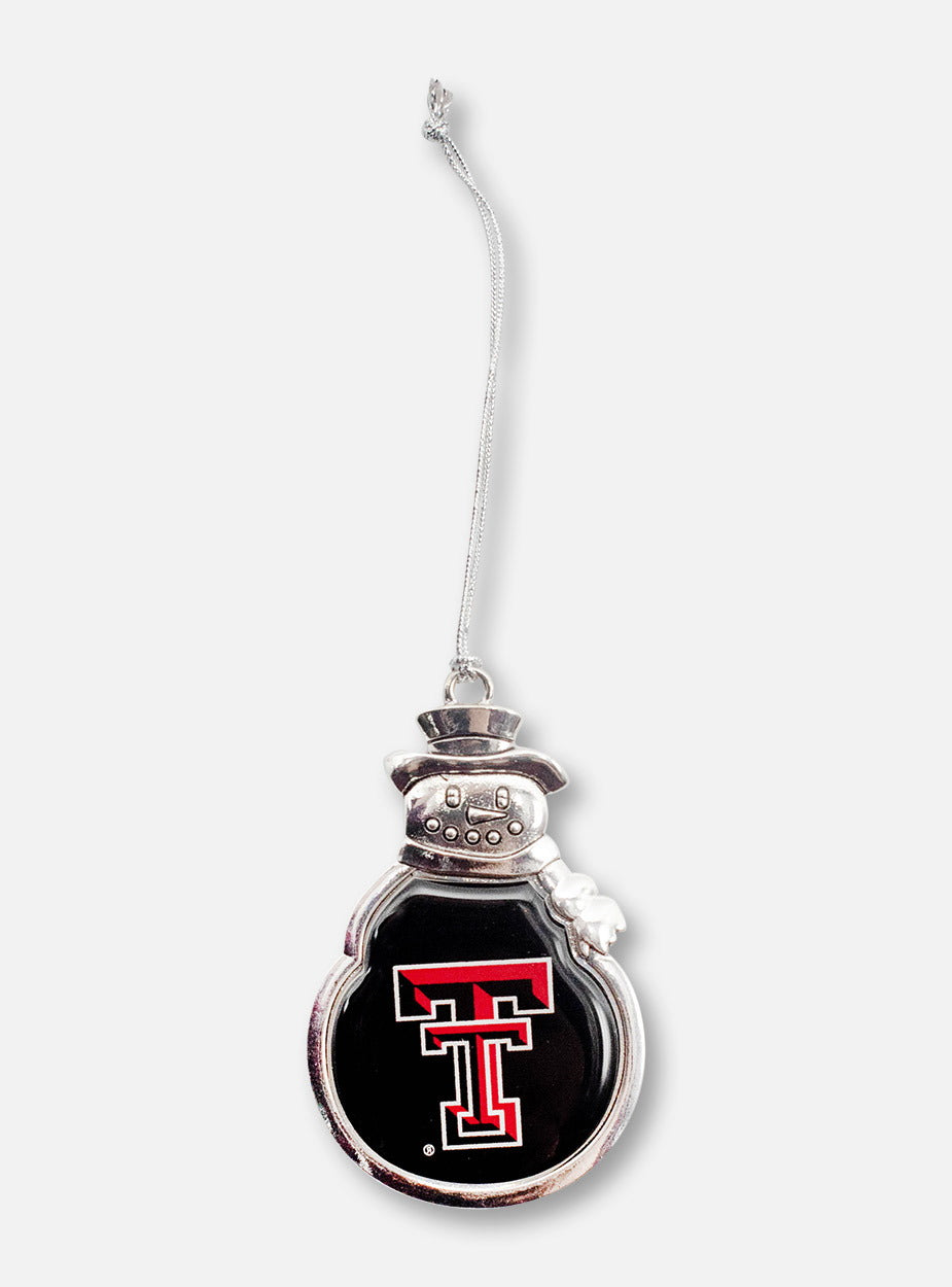 FTH Texas Tech Red Raiders Double T Snowman Ornament